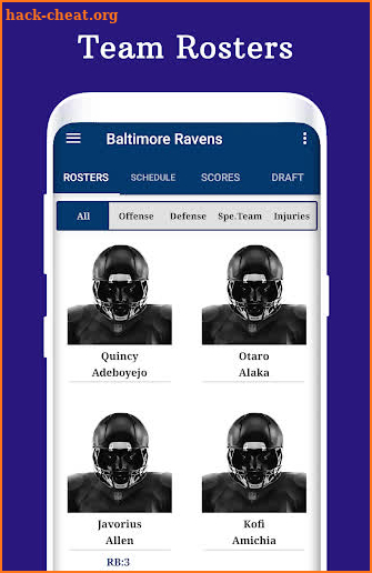 Ravens - Football Live Score & Schedule screenshot