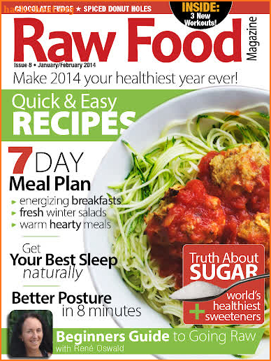 Raw Food Magazine screenshot