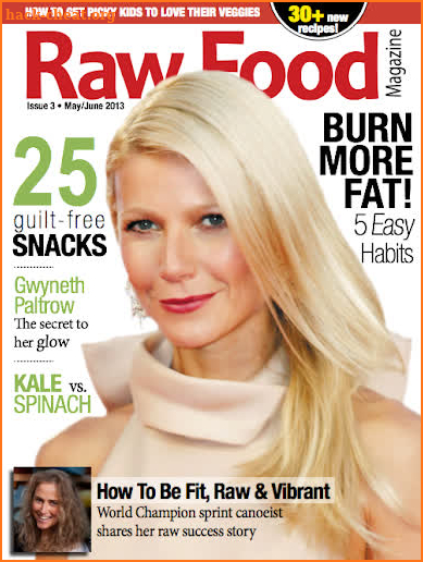 Raw Food Magazine screenshot