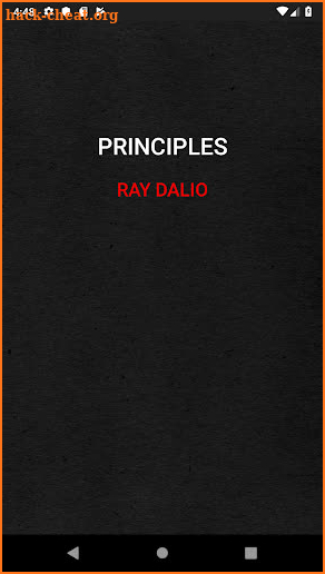 Ray Dalio's Principles Reference Handbook screenshot