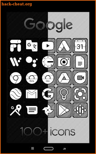 Raya Black Icon Pack - 100% Black screenshot