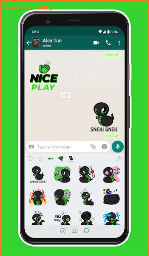 Razer Stickers - WAStickerApps screenshot