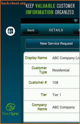 RazorSync Mobile Field Service screenshot