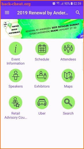 RbA Events screenshot