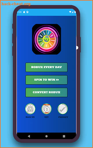 RBX Big Spin wheel & robux counter 2020 screenshot