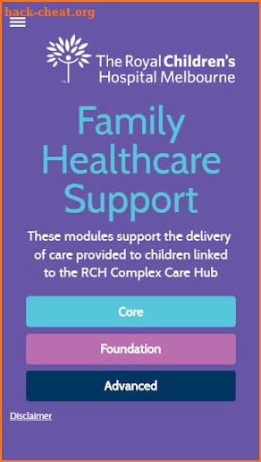 RCH Family Healthcare Support screenshot