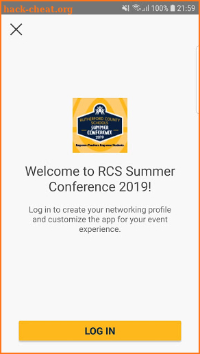 RCS Summer Conference screenshot