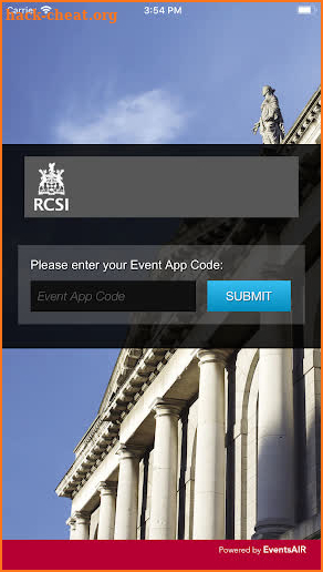RCSI Events screenshot