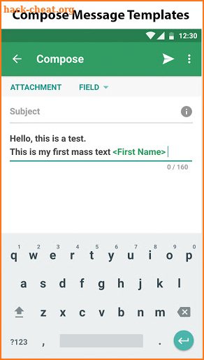 Reach: Mass Text & Email screenshot