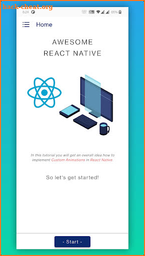 React Native Animations with Source Code screenshot