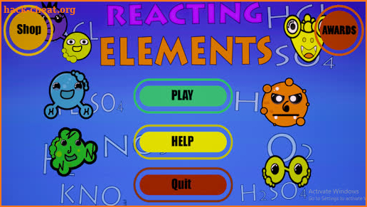 Reacting Elements screenshot