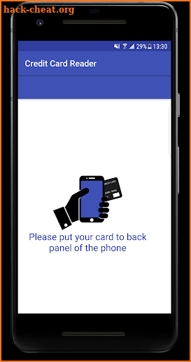 Read bank cards - NFC reader screenshot
