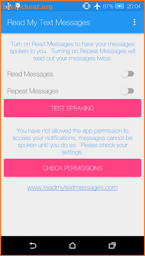 Read My Text Messages screenshot