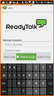 ReadyTalk Conferencing screenshot