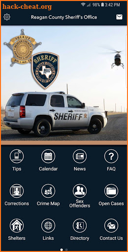 Reagan County Sheriff's Office screenshot
