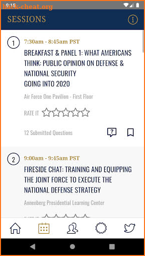 Reagan National Defense Forum screenshot