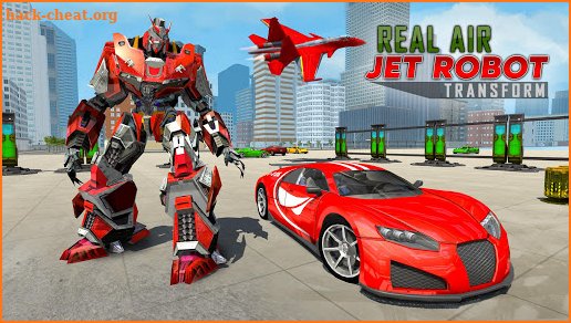 Real Air Jet Robot Transform screenshot