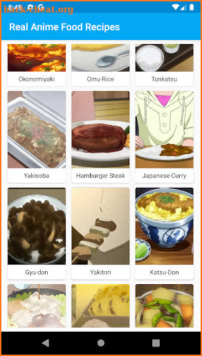 Real Anime Food Recipes screenshot
