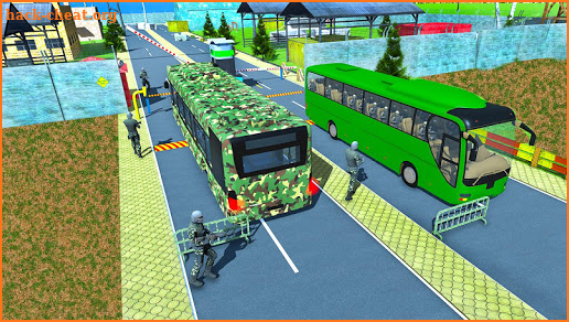 Real Army Bus Simulator 2019: Transporter Games screenshot