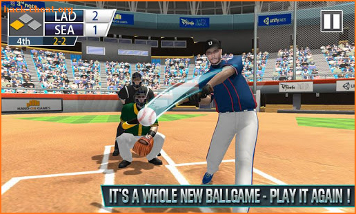 Real Baseball Battle 3D - baseball games for free screenshot