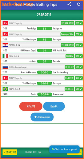 Real Bet VIP HT/FT Tips screenshot