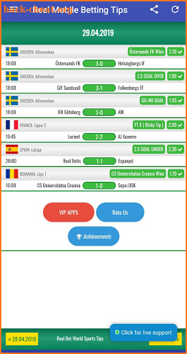Real Bet VIP World Sports Betting Tips screenshot