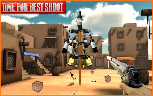 Real Bottle Shooting Free Games screenshot