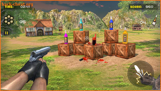 Real Bottle Target Shooting Game 2019 screenshot