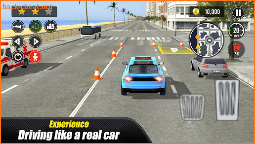 Real Car Driving School Game screenshot