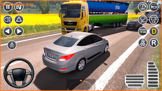 Real Car Parking Hard Car Game screenshot