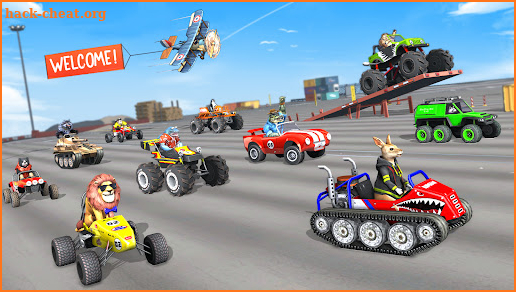 Real Car Racing 3D Animal Game screenshot
