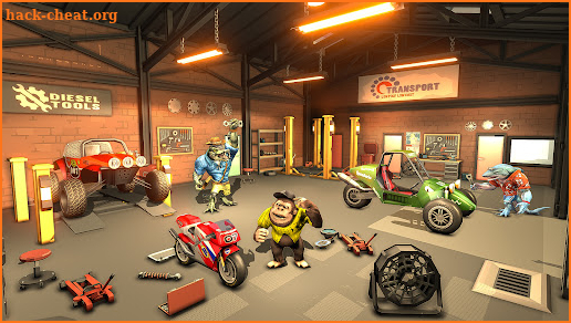 Real Car Racing 3D Animal Game screenshot