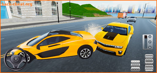Real Car Simulator City - Free Driving School 3D screenshot