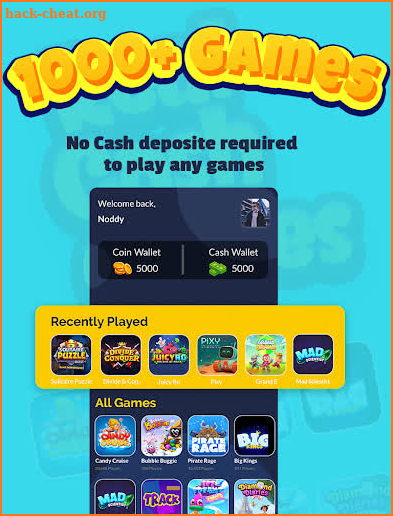 Real Cash Games Pro Free rewards paypal and paytm screenshot