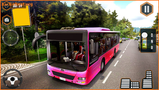 Real City Bus Parking & Driving Sim Pro screenshot