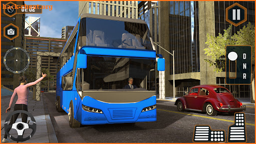 Real City Bus Parking & Driving Sim Pro screenshot
