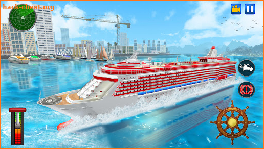 Real Cruise Ship Driving Simulator 3D: Ship Games screenshot