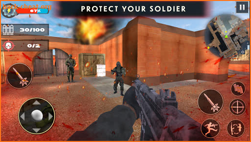 Real Enemy Strike - FPS Commandos Shooting Game screenshot