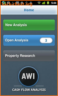 Real Estate Cash Flow Analysis screenshot