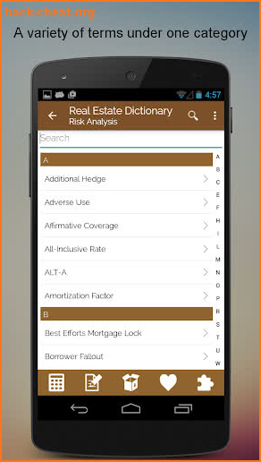 Real Estate Dictionary screenshot