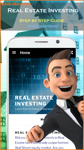 Real estate investing - buy house guide home sale screenshot