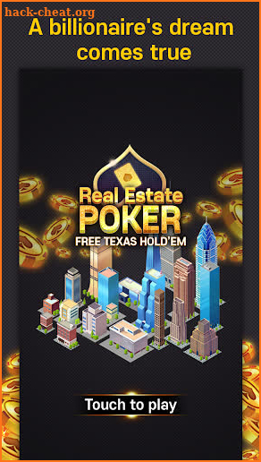 Real estate poker : Free Texas hold'em screenshot