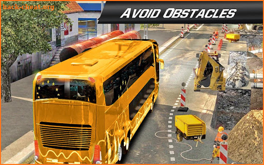 Real Euro City Bus Simulator Driving Heavy Traffic screenshot