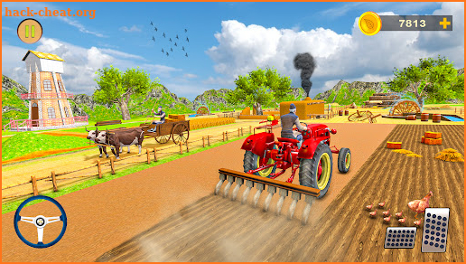 Real Farm Tractor Trailer Game screenshot