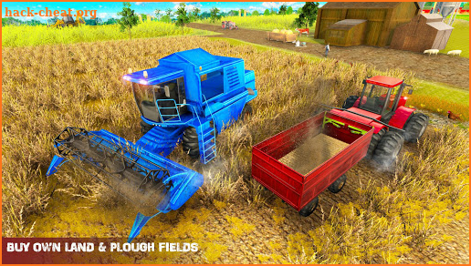 Real Farming Tractor Sim 2020:Harvest Games screenshot
