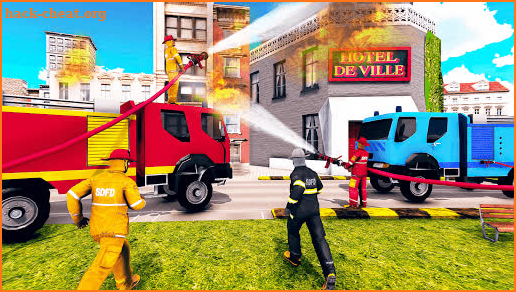 Real Fire Truck Engine Simulator: Fire Truck Games screenshot