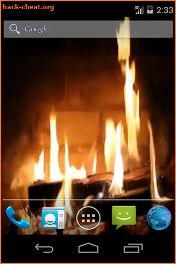 Real Fireplace Live Wallpaper screenshot