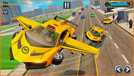 Real Flying Car Taxi Simulator: Car Driving Game screenshot