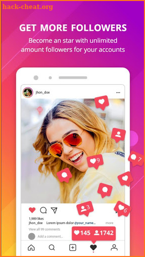 Real Followers & Like for Instagram : boss-tag 👑 screenshot