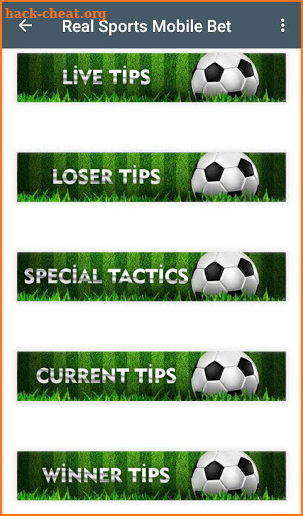 Real Football Betting Tips screenshot